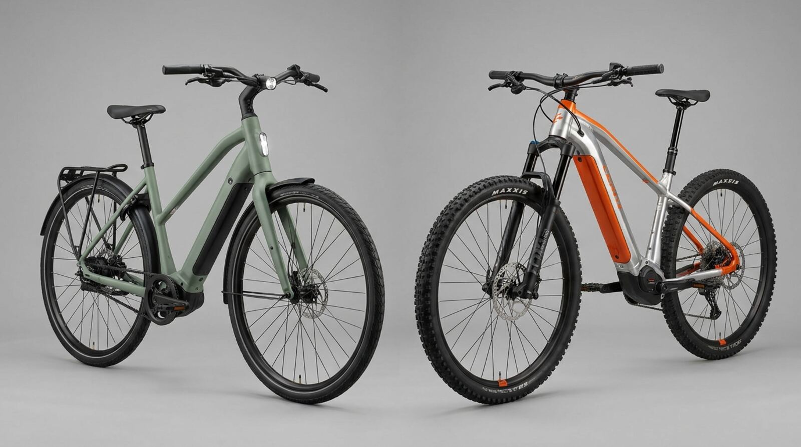 Mestno e-kolo vs Gorsko e-kolo (e-MTB) — primerjava